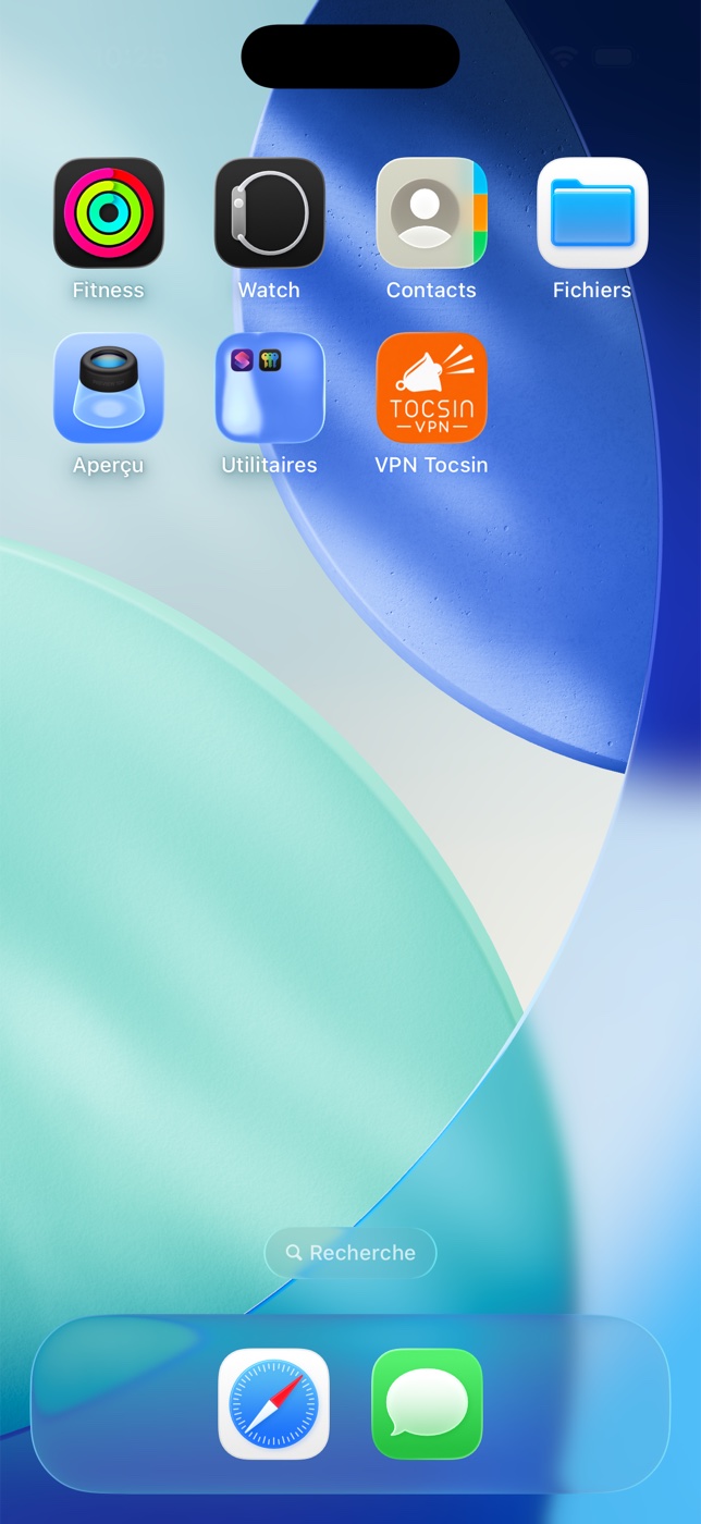 Capture d’écran de l’étape 2 : Ouvrez l’application