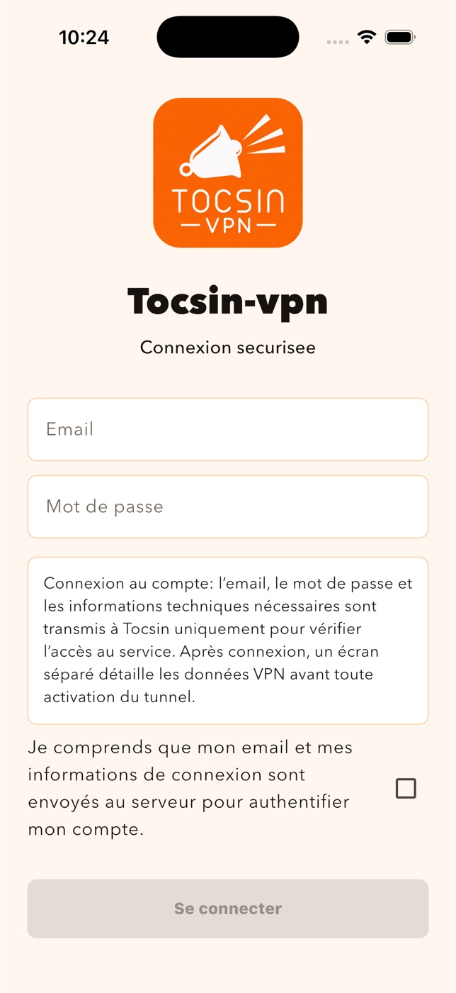 Capture d’écran de l’étape 3 : Connectez votre compte